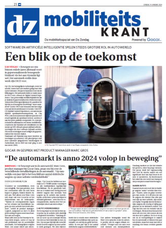 De Zondag Mobiliteitskrant voorjaar januari 2024