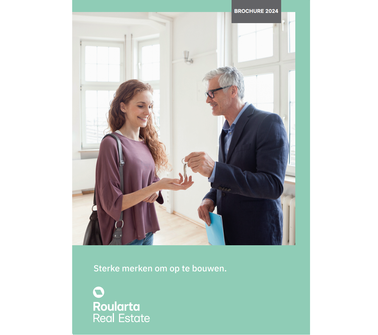 Roularta Real Estate brochure 2024 front cover